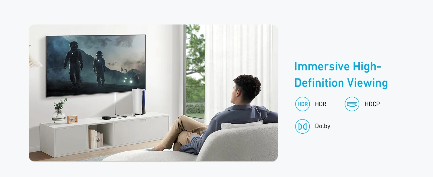 سوئیچ 1 به 2 HDMI انکر Anker HDMI Switch A83H1 3 A83H1 8