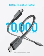 کابل 140 وات 2 در 1 انکر Anker 2-in-1 USB C to USB C Cable 140W A8895 - Image 4