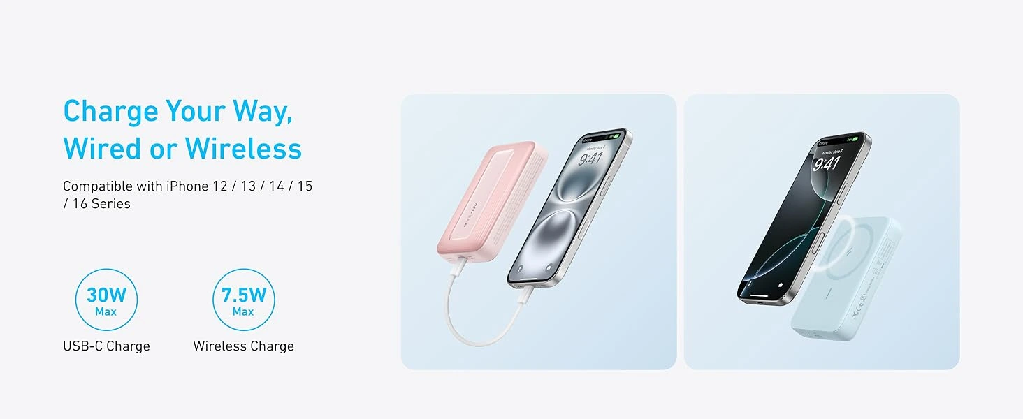 پاوربانک 10000 میلی آمپر انکر Anker Zolo Magnetic Power Bank 10000mAh A1684 3 A1684 11