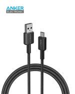 کابل 180سانت USB A به USB C انکر Anker 322 USB-A to USB-C Cable Braided 1.8m A81H6