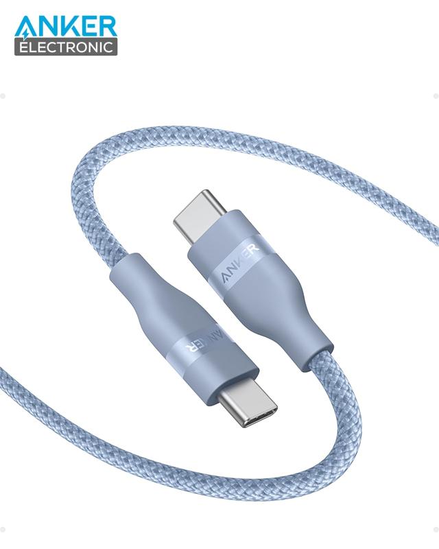 A82E2-3 کابل 90 سانتی متر USB-C به USB-C انکر Anker USB-C to USB-C Cable 240W A82E2-90CM - Image 1