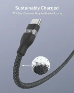 کابل 90 سانتی متر USB-C به USB-C انکر Anker USB-C to USB-C Cable 240W A82E2-90CM - Image 2