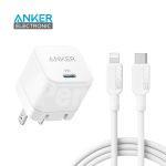 شارژر دیواری 20 وات انکر Anker PowerPort III 20W Cube B2149P23 + کابل لایتنینگ
