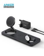 شارژر وایرلس 3 در 1 انکر Anker MagGo Wireless Charging Station 3 in 1 B25M1311