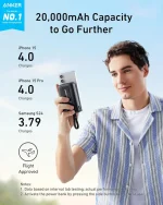 پاوربانک 20000 میلی آمپر انکر Anker Zolo Power Bank 20000mAh A1689 - Image 3