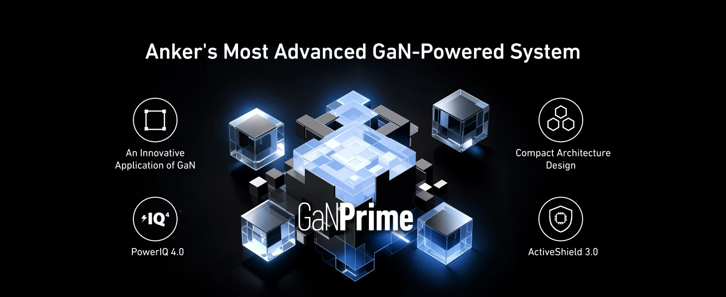 شارژر رومیزی 250 وات انکر Anker Prime Charger 250W GanPrime A2345 2 A2345 6