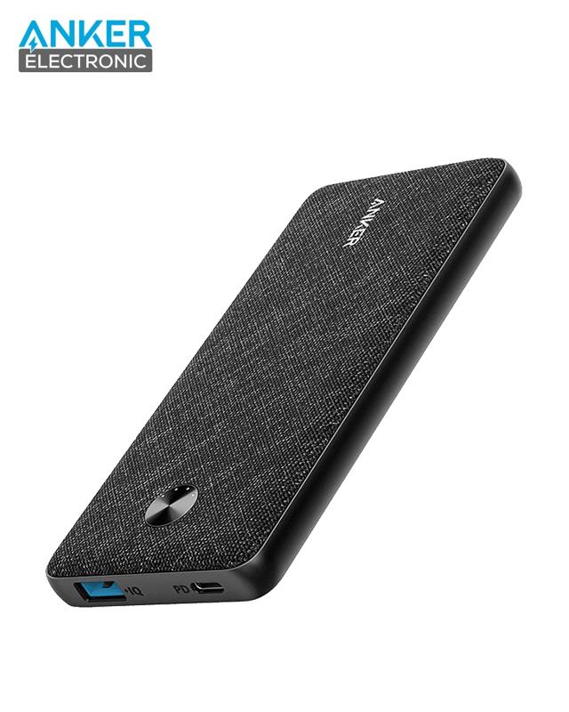 A1244 پاوربانک 10 هزار میلی آمپر انکر Anker PowerCore Sense 10000mAh PD A1244 بدنه پارچه ای - Image 1