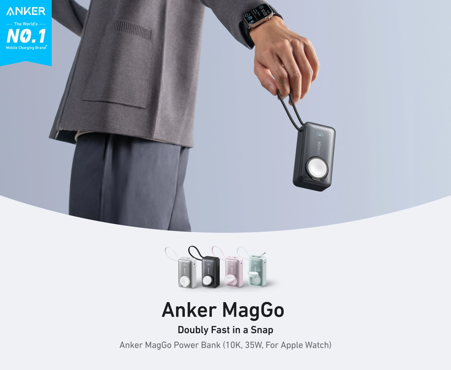 پاوربانک 10000 میلی آمپر انکر Anker MagGo Power Bank 10000mAh A1657 1 A1657 7