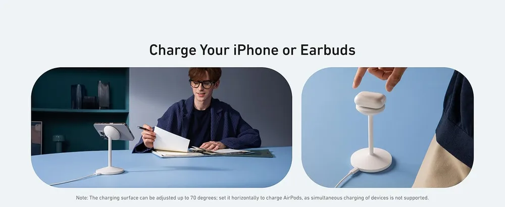 شارژر وایرلس 15 وات انکر Anker MagGo Wireless Charger (Stand) A25X1 3 a25x1 11