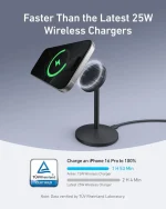 شارژر وایرلس 15 وات انکر Anker MagGo Wireless Charger (Stand) A25X1 - Image 2