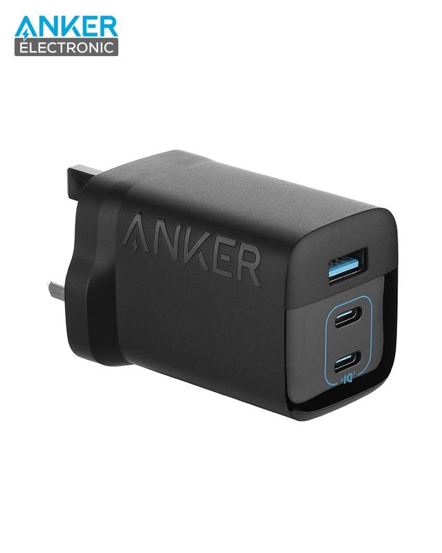 A2674K11 شارژر دیواری 67 وات انکر Anker Powerport 336 67W USB C Gan Charger A2674K11 UK + مبدل پریز هدیه - Image 1