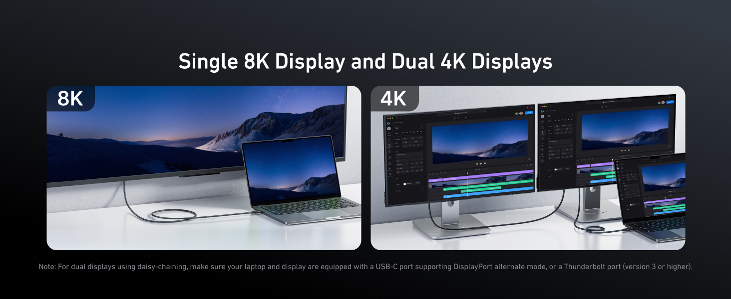 کابل تاندربولت 40 گیگابیت انکر Anker Prime Thunderbolt 4 Cable A84N0 3 کابل Anker Prime Thunderbolt 4 Cable A84N0