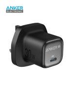 شارژر دیواری 30 وات انکر Anker Zolo GaN Compact Charger 30W A2698 UK سه پین