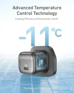 شارژر دیواری 30 وات انکر Anker Zolo GaN Compact Charger 30W A2698 UK سه پین - Image 2