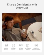 شارژر دیواری 30 وات انکر Anker Zolo GaN Compact Charger 30W A2698 UK سه پین - Image 6