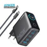 شارژر دیواری 140 وات انکر Anker Charger 140W with USB-C Cable B2697 EU نسخه گلوبال