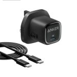 شارژر دیواری 25 وات انکر Anker 25W USB C PPS Charger B2656 + کابل USB C