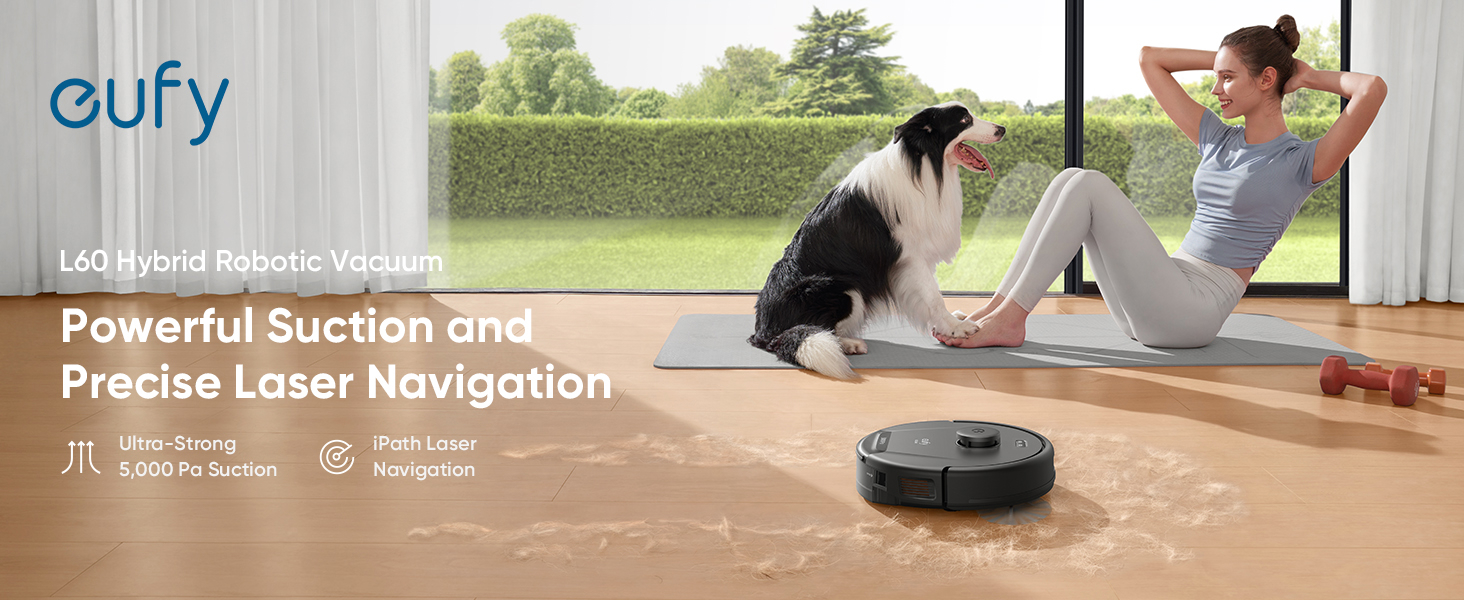 جارو شارژی هوشمند Anker مدل T2268 (Eufy Clean L60 Hybrid)