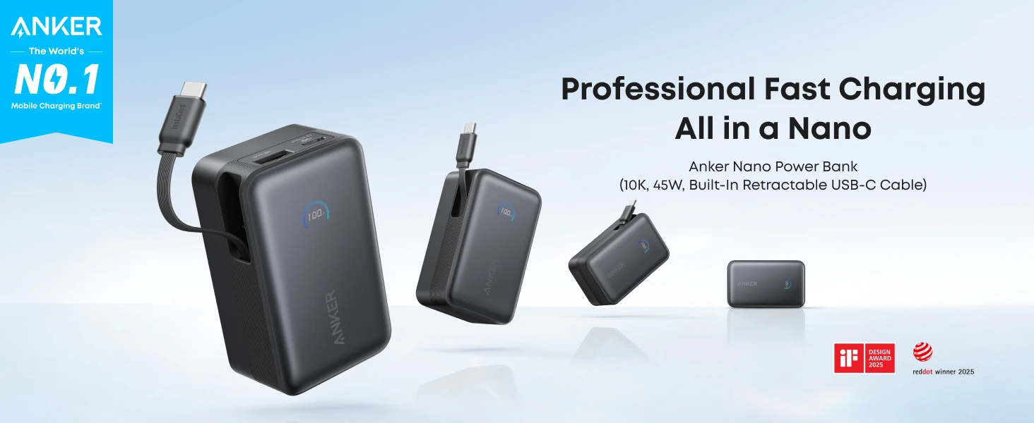 پاوربانک انکر Anker Nano Power Bank 10,000mAh A1638 1 پاوربانک انکر Anker Nano Power Bank 10,000mAh A1638