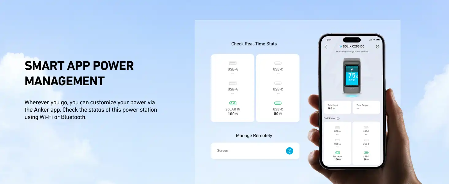 پاور استیشن 60 هزار میلی آمپر انکر Anker SOLIX C200 DC Power Bank Station 192Wh A1727 8 پاور استیشن انکر Anker SOLIX C200 DC Power Bank Station 192Wh