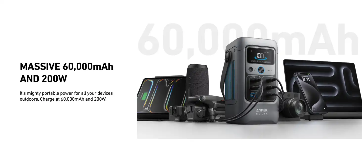 پاور استیشن انکر Anker SOLIX C200 DC Power Bank Station 192Wh