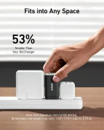 شارژر دیواری 65 وات انکر Anker PowerPort III 65W A2667 US + مبدل پریز هدیه - Image 7