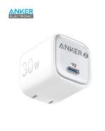 شارژر دیواری 30 وات انکر Anker Zolo GaN Compact Charger 30W A2698 US دوپین تاشو