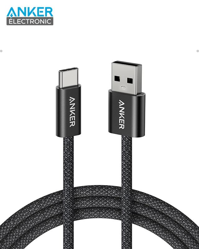 A8052-1 کابل 1 متر USB A به USB C انکر Anker USB-A to USB-C 1m Cable A8052 - Image 1