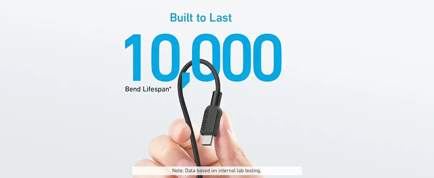 کابل USB C به USB C انکر Anker 310 USB C to USB C 1.8m Cable A81E2 2 کابل انکر Anker 310 USB C to USB C 0.9m Cable A81E1