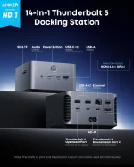 هاب تاندربولت 14 در 1 انکر Anker Prime TB5 Docking Station A83B5 - Image 2