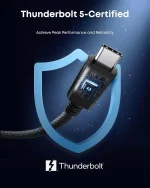 کابل تاندربولت 80 گیگابیت انکر Anker Prime Thunderbolt 5 Cable A84N1 - Image 4