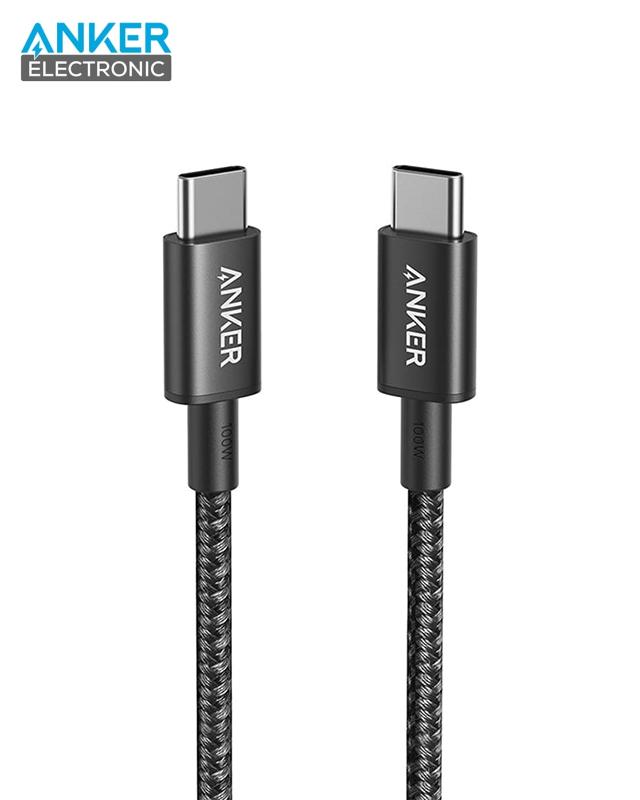 A8752-1 کابل USB C به USB C انکر Anker USB-C to USB-C 1.8m Cable A8753 - Image 1