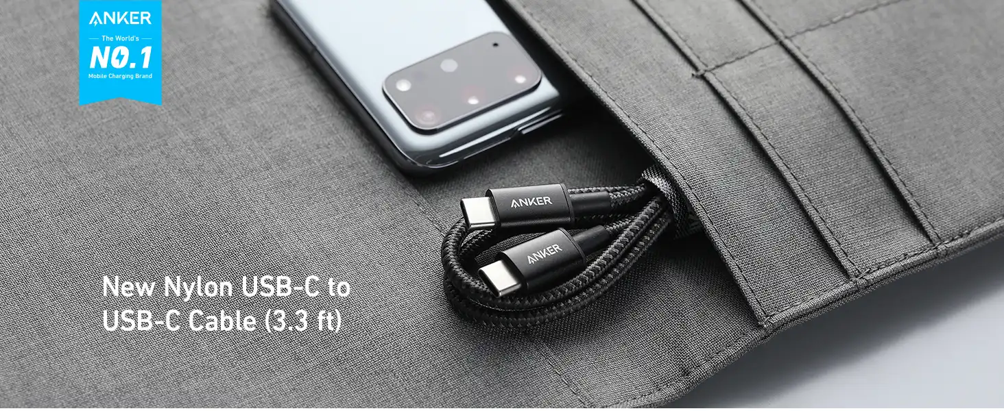 کابل USB C به USB C انکر Anker USB-C to USB-C 1.8m Cable A8753 1 کابل انکر Anker USB-C to USB-C 1.8m Cable A8753