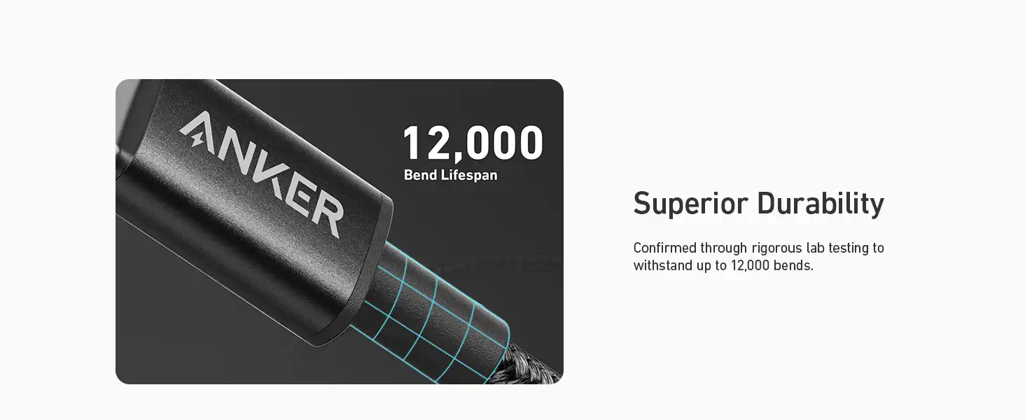 کابل USB C به USB C انکر Anker USB-C to USB-C 1.8m Cable A8753 3 کابل انکر Anker USB-C to USB-C 1.8m Cable A8753