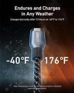 کابل شارژ 90 سانتی متر USB C به USB C انکر Anker Prime USB C to USB C Cable 240W A88E2611 - Image 2