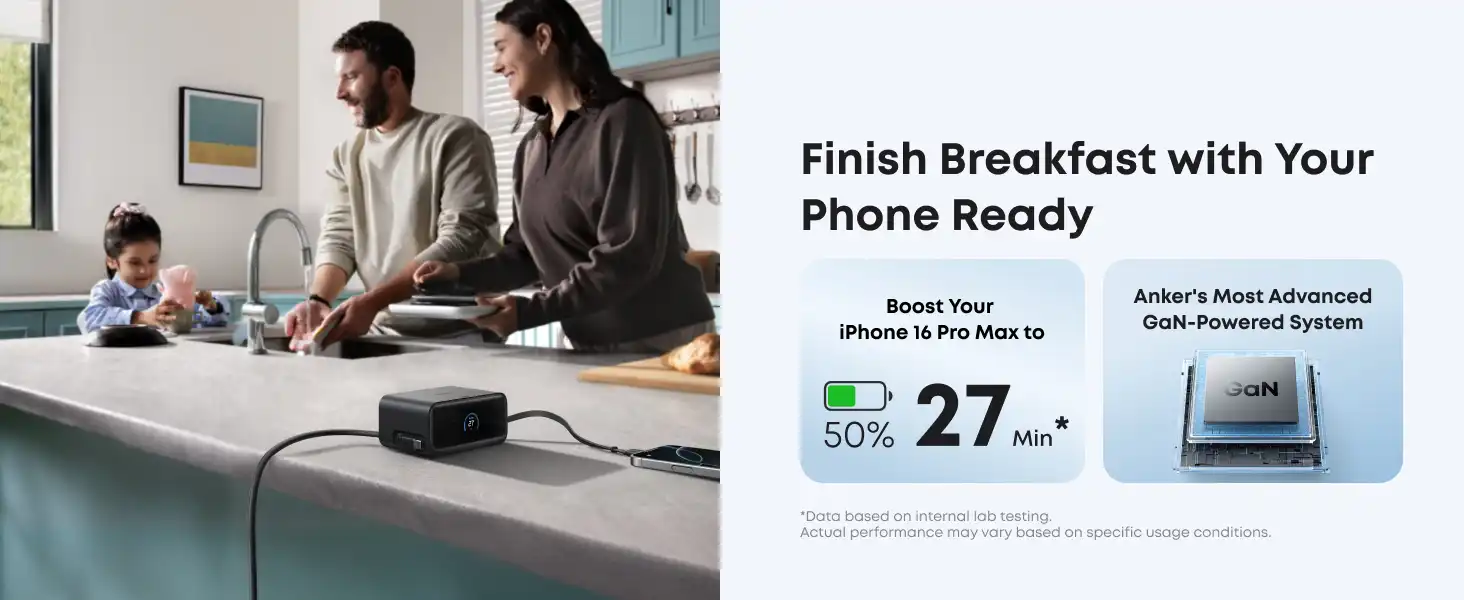 شارژر رومیزی 100 وات انکر Anker Nano Charging Station, 6-in-1 A91C8 5 شارژر رومیزی انکر Anker Nano Charging Station 7-in-1 A91C8