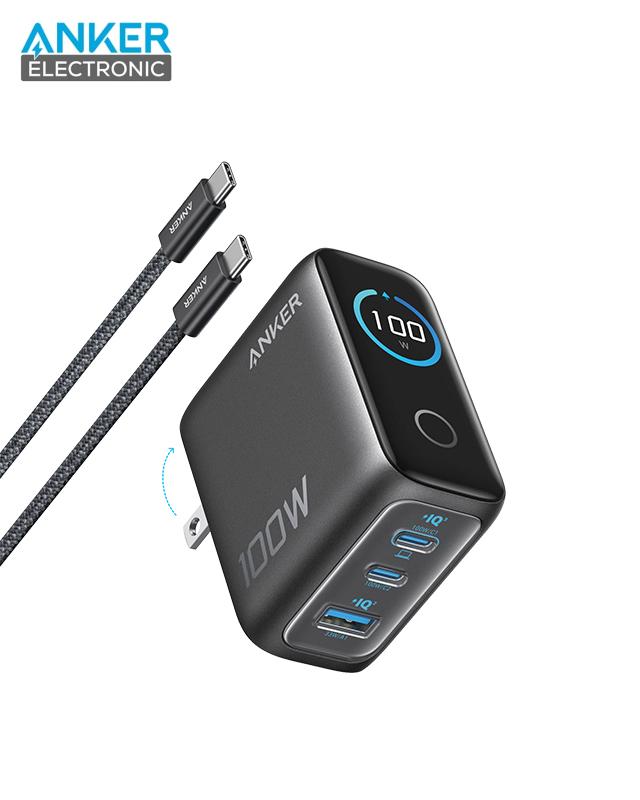 B121B-1 شارژر دیواری 100 وات انکر Anker Zolo Wall Charger 100W B121B - Image 1