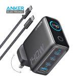 شارژر دیواری 140 وات انکر Anker Charger 140W with USB-C Cable B2697 UK پلاگ سه پین