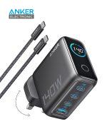 شارژر دیواری 140 وات انکر Anker Charger 140W with USB-C Cable B2697 UK پلاگ سه پین