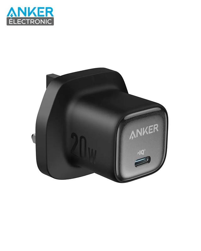 A2699-1 شارژر دیواری 20 وات انکر Anker Zolo 20W GaN Charger A2699 UK پلاگ سه پین - Image 1