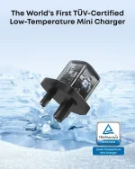 شارژر دیواری 20 وات انکر Anker Zolo 20W GaN Charger A2699 UK پلاگ سه پین - Image 3