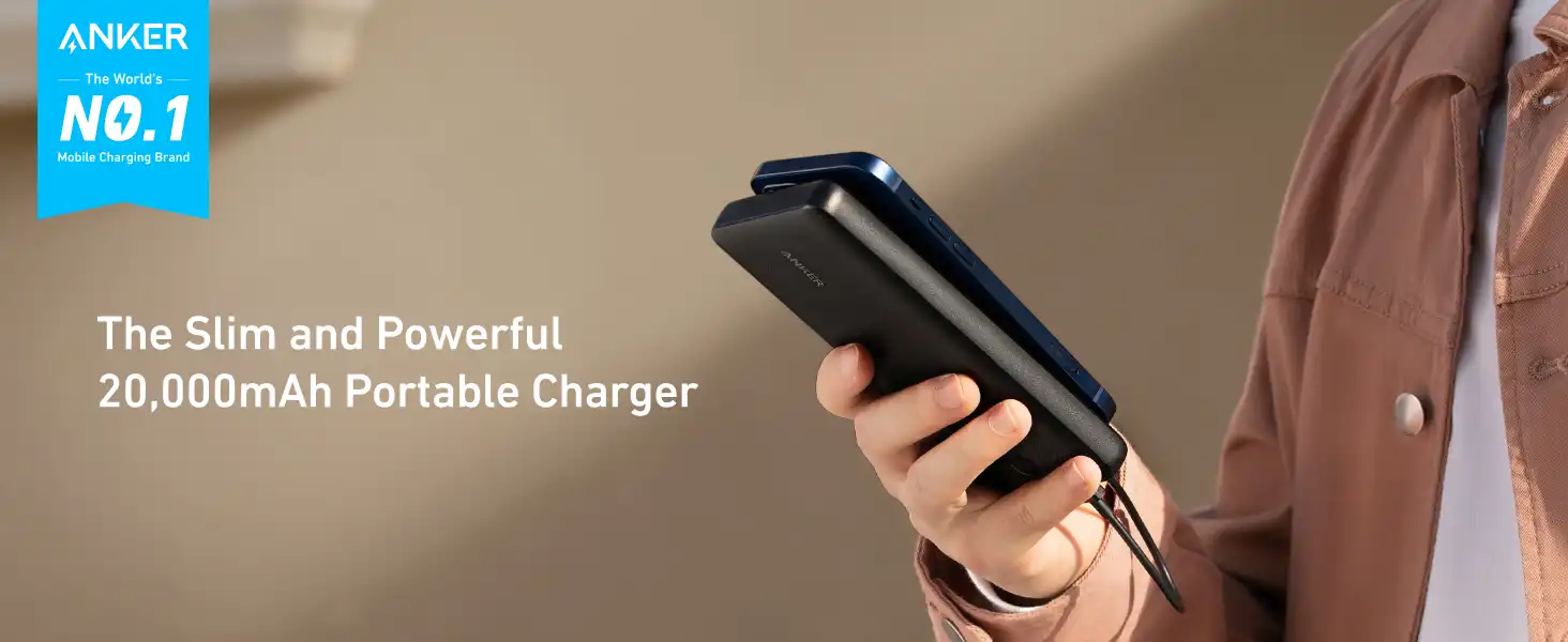 پاوربانک انکر Anker 325 Power Bank 20000mAh A1268H13 1 پاوربانک انکر Anker 325 Power Bank 20000mAh A1268H13