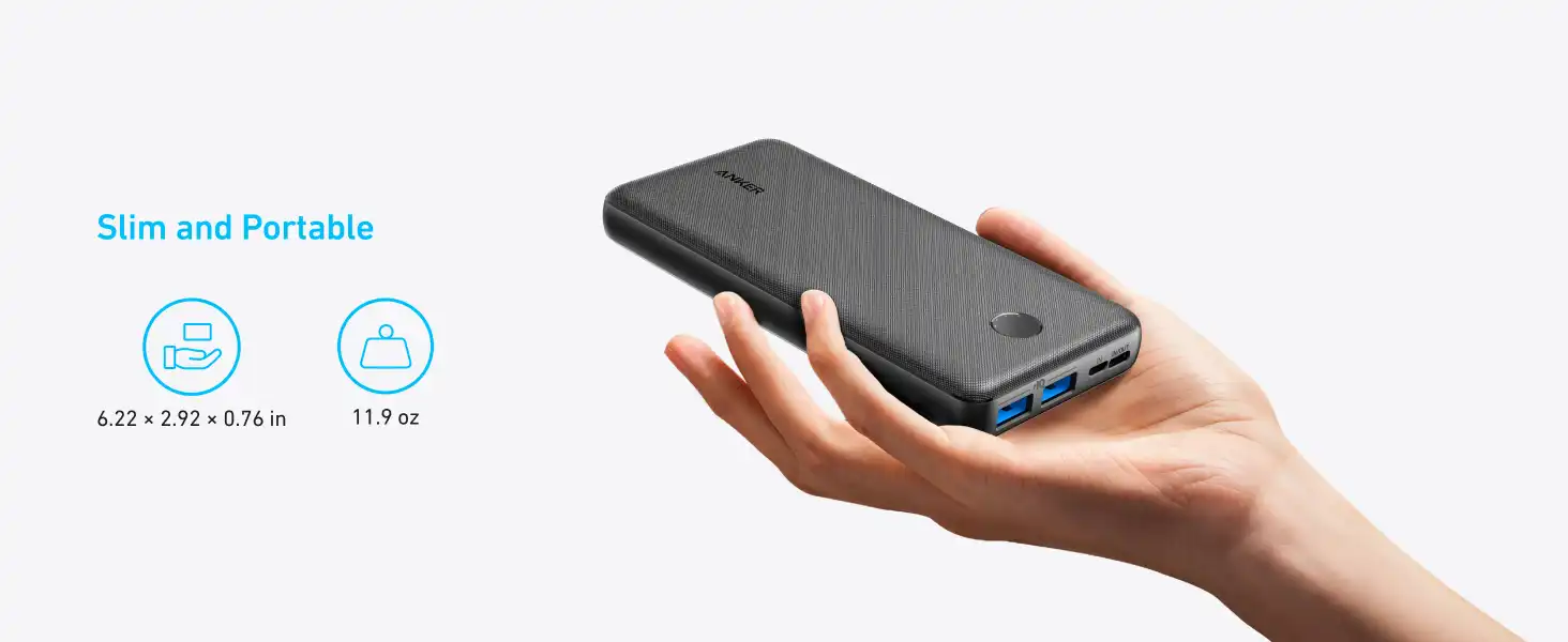 پاوربانک انکر Anker 325 Power Bank 20000mAh A1268H13 2 A1268 8