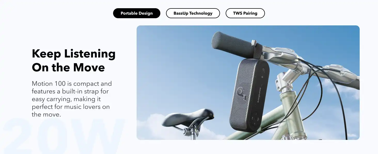 اسپیکر انکر Anker Soundcore Motion 100 A3133 5 A3133 5