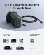 شارژر دیواری انکر Anker Nano Charger 100W B2679 پلاگ سه پین - Image 5