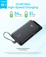پاوربانک 20000 میلی آمپر انکر Anker Power Bank 20000mAh A110E - Image 2