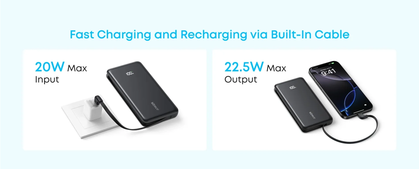 پاوربانک 10000 میلی آمپر انکر Anker Power Bank 10000mAh A110D 2 A110E 8