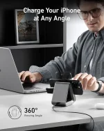 شارژر بی سیم 3 در 1 انکر Anker 737 MagGo Charger 3 in 1 B2599 - Image 4