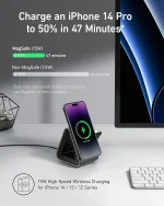 شارژر بی سیم 3 در 1 انکر Anker 737 MagGo Charger 3 in 1 B2599 - Image 7