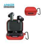 کیس محافظ سیلیکونی هدفون انکر مخصوص Anker Soundcore R50i NC Silicon Case + آویز فلزی - Image 3